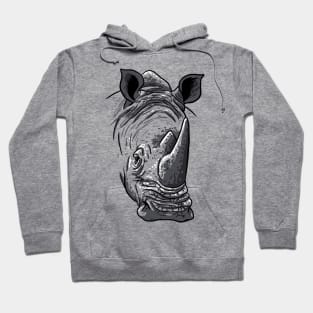 Rhino face Hoodie